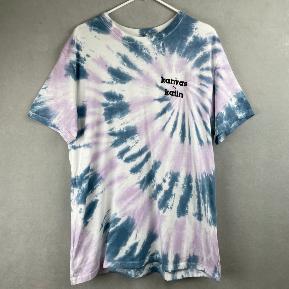 Katin Kanvas K-Man Tie Dye Tee Shirt Organic Cotton Surfside Graphic Hippie XL